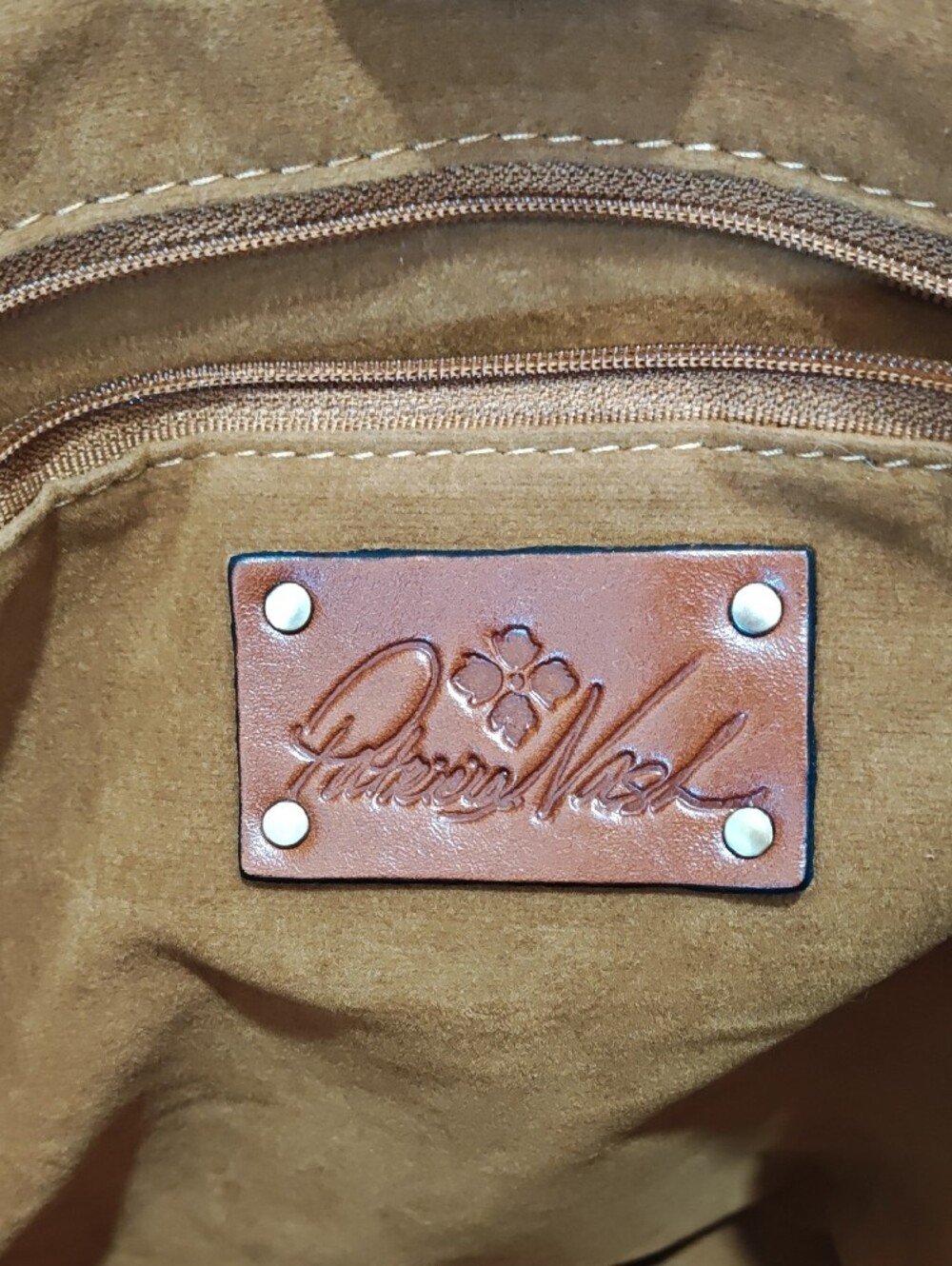 Patricia Nash Vibrant Floral Tote with Brown Trim - Picture 2 of 9